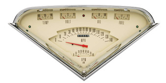 CLATF01T Tach Force 6 Gauge Set Tan
