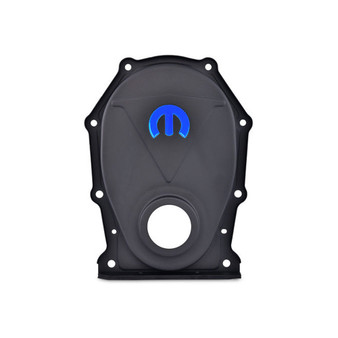 PFM440-219 Big Block Mopar Timing Cover Black Crinkle