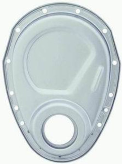 RPCR4934RAW Raw Steel SB Chevy Timi ng Chain Cover Kit