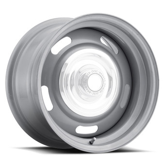 VIS55-5661 Wheel 15X6 5-4.75 Silver Rally Vision