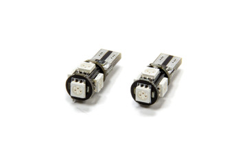 ORA4801-005 T10 5 LED SMD Bulbs Pair Amber