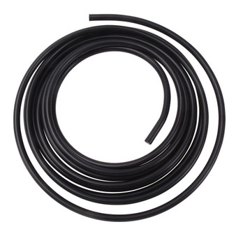 RUS639273 1/2in Aluminum Fuel Line 25ft Black Anodized