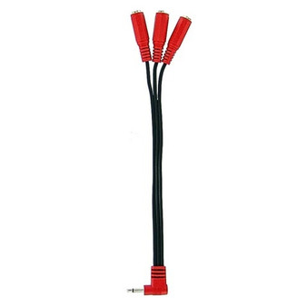 RCERE-70 Splitter 1/8in Male to 1/8in Triple Female