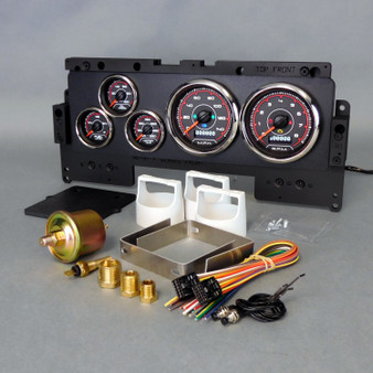 NVG92001-01 Gauge Kit Ford Truck 92-96 F/S CFR Red
