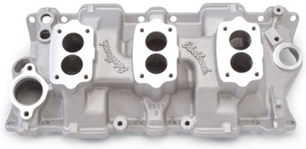 EDE5419 SBC Three Deuce Manifold - 262-400