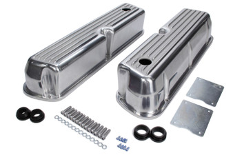 RPCR6175 SB Ford Aluminum Valve C overs - Tall Finned