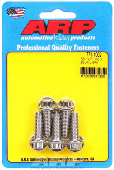 ARP771-1002 S/S Bolt Kit - 12pt. (5) 8mm x 1.25 x 25
