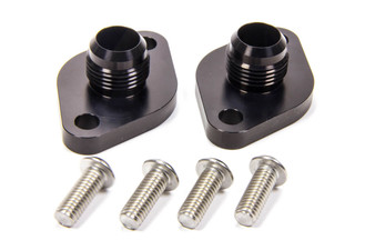 MEZWP8012ANS BBC #12 Water Pump Port Adapters - Black (2pk)