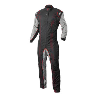 K1R10-GK2-R-4XS Suit Karting GK2 Youth 4X-Small Black/Red