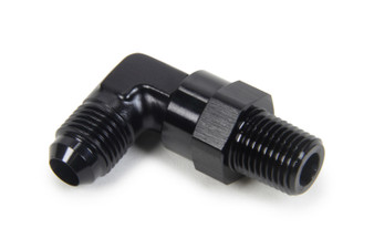 TXRHF-93062-BLK AN to NPT Swivel 90 Deg #6 x 1/4