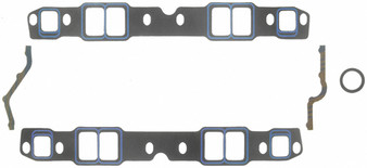 FEL1244 SB Chevy Intake Gaskets TRIM TO FIT PORTS