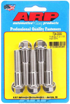 ARP724-2000 7/16-20 x 2.000 6pt SS Bolt Kit 5pk
