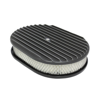 SPC6498BK Air Cleaner Kit  12in X 2in Oval Full Finned Top