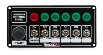 QRP50-866 Ignition Panel Blk w/ Start But. 5 Acc. & Ligh