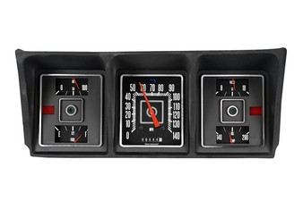 CLAFT73B 73-79 Ford P/U Gauge Set Black