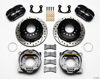 WIL140-11389-D Rear Disc Brake Kit Big Ford Drilled
