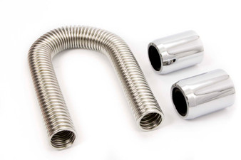 RPCR7305 24in Stainless Hose Kit w/Chrome Ends