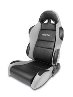 SCA80-1605-62L Sportsman Racing Seat - Left - Gray Vinyl/Velour