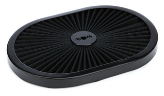 RPCR2217T 12in Super Flow Oval Air Cleaner Black