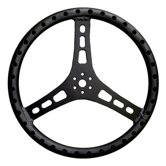 TXRST-0002-BLK Steering Wheel 15in Dia 1-1/4in Tube Black