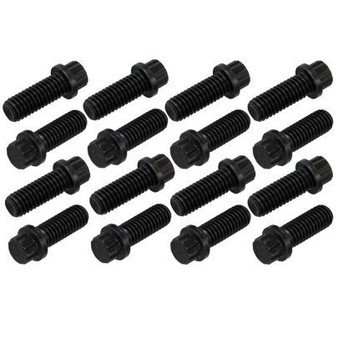 MOR38713 Exhaust Header Bolt Kit 12pt  3/8-16 x 1.00 16pk