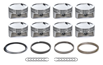 BTPBLS1118-030-SET GM LS Dished Piston Set w/Rings 4.030 Bore