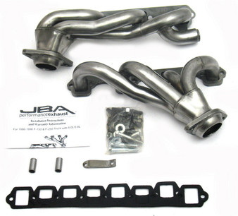 JBA1628S Exhaust Header Set - SBF 5.8L Truck 86-96