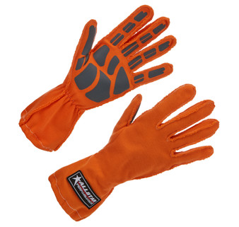 ALL913042 Driving Gloves Non-SFI Outseam S/L MD Orange