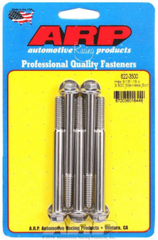ARP622-3500 S/S Bolt Kit - 6pt. (5) 5/16-18 x 3.500