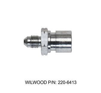 WIL220-6413 Adapter Fitting -3AN To M10X1.0 Steel Zinc