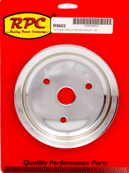 RPCR9602 Chrome Steel Crankshaft Pulley SBC Short Wp 6.8