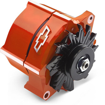 PFM141-148 Alternator Raised Bowtie Emblem Orange