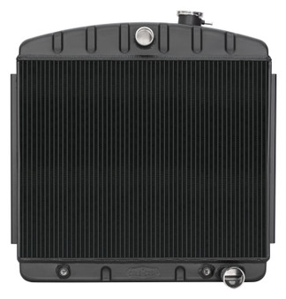 CCRCHT563AB 55-56 Chevy Radiator 6 Cylinder Black