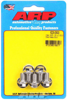 ARP623-0500 S/S Bolt Kit - 6pt. (5) 3/8-16 x .500