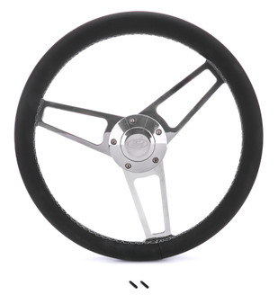 GRT1902-1 Billet Classic Series Black Wheel Ford Logo