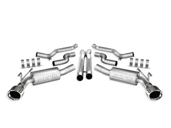 BOR140356 10-11 Camaro 6.2L Cat Back Exhaust