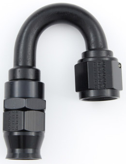FRG681810-BL Hose Fitting #10 180 Deg PTFE Black