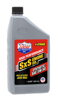 LUC11208 Synthetic 5w50 SXS Oil 1 Quart