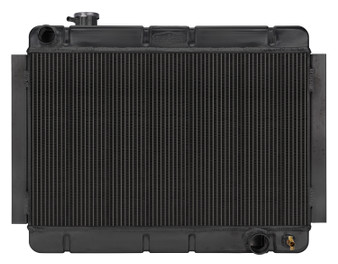 CCRCHE542B 66-67 Chevelle Radiator Manual Trans Black