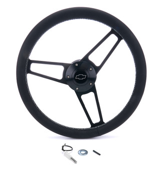 GRT1906-1 Billet Classic Series Black Wheel Chevy Logo