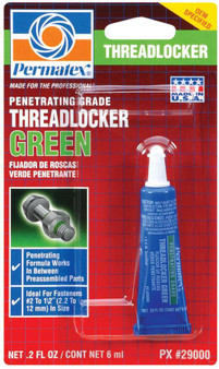 PEX29000 Green Threadlocker 6ml Tube
