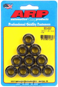 ARP300-8337 12mm x 1.25 12pt. Nuts (10)