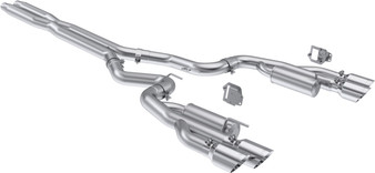 MBRS7282AL 24-   Mustang 5.0L Cat Back Exhaust Aluminized