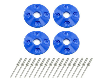 DOM1202-BL Scuff Plate Plastic 4pk Blue