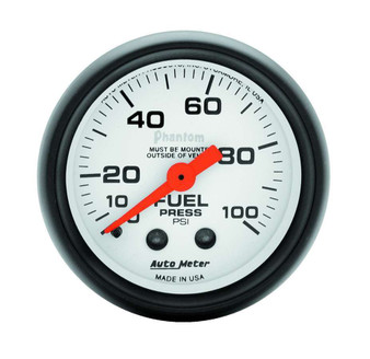 ATM5712 2-1/16in Phantom Fuel Pressure Gauge 0-100 PSI