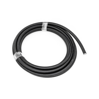 DWK6-02-0864-20 #6 Black Nylon Braided PTFE Hose  20 feet