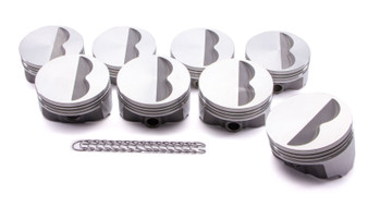 ICNIC9941.030 SBC FHR F/T Piston Set 4.155 Bore -3.7cc