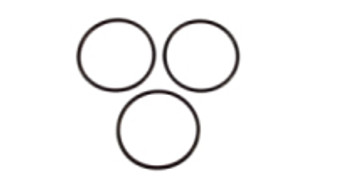 SICAS9188OR3 Axle Seal O-Ring Kit - Red