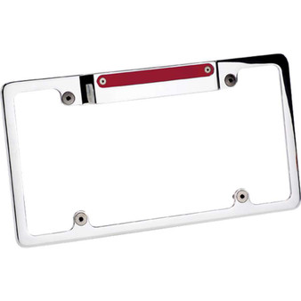 BSP55520 License Frame w/3rd Brake Light Polished