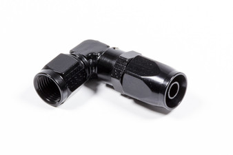 FRG109106-BL #6 x 90 Low Profile Forged Hose End Black